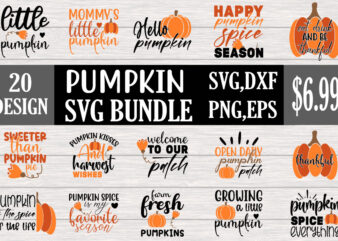 pumpkin svg bundle