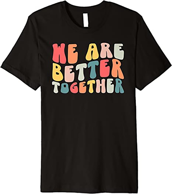 Back To School Teacher Retro Groovy We Are Better Together Premium ...