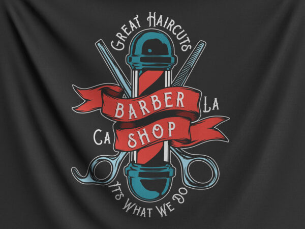 Great haircuts t shirt design template