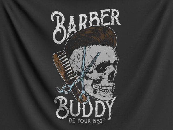 Barber buddy t shirt template