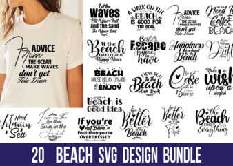 Beach SVG Design Bundle