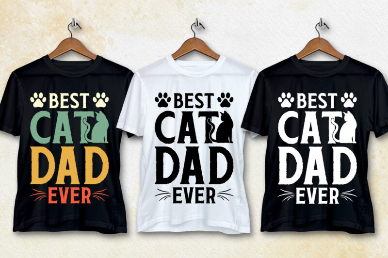 Cat T-Shirt Design Bundle