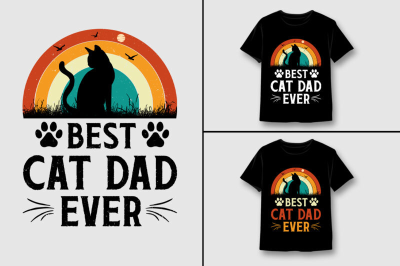 Cat T-Shirt Design Bundle-Cat Lover T-Shirt Design Bundle