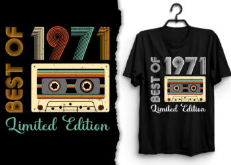 Best of 1971 Limited Edition T-Shirt Design