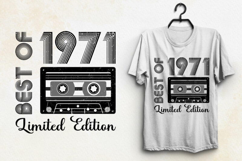 Best of 1971 Limited Edition T-Shirt Design