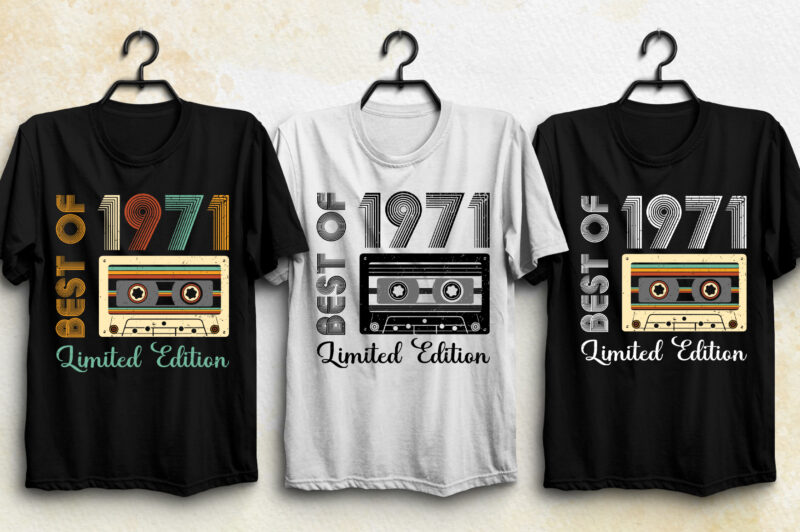 Best of 1971 Limited Edition T-Shirt Design