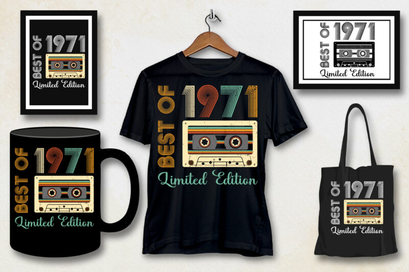 Best of 1971 Limited Edition T-Shirt Design