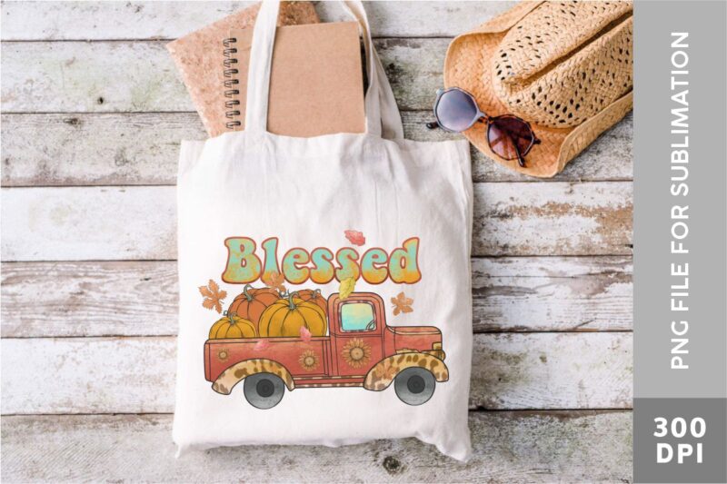 Fall Truck PNG Sublimation Bundle, Fall Truck Farmhouse, Fall Pumpin Tshirt Designs,