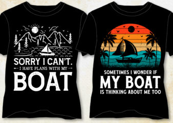 Boat T-Shirt Design-Boat Lover T-Shirt Design