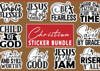 Christian Stickers Bundle 15 Design