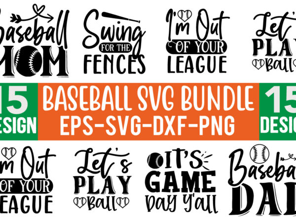 Baseball svg design bundle
