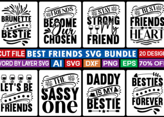 Best friend svg bundle,svg vector t-shirt design, friends svg, best friends svg t-shirt bundle, besties to the resties,best friends t-shirt bundle svg, svg files for cotes, digital download,friends svg bundle,