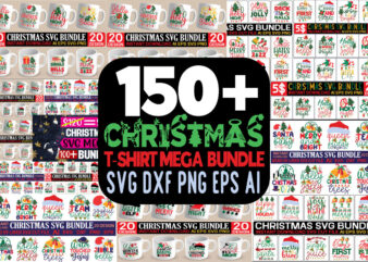 Christmas svg mega bundle , 220 christmas design , christmas svg bundle , 20 christmas t-shirt design