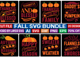 Fall svg bundle bundle , fall autumn mega svg bundle ,fall svg bundle , fall t-shirt design bundle , fall svg bundle quotes , funny fall svg bundle 20 design