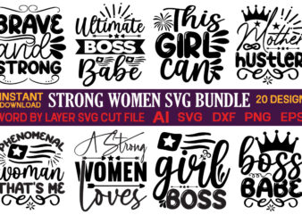 Strong Women Svg Bundle ,Strong Woman Bundle, Woman Empowerment Png, Retro Wildflowers Png, Girl Power Png, Feminist Womens Png, Positive Quotes Sublimation Designs,Empowered women svg bundle, Feminist svg, strong women,