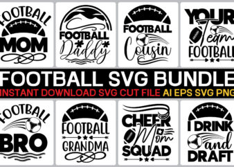 Football Svg Bundle,Football Bundle Svg, football Png Sublimation Design, Download, PNG files for cricut