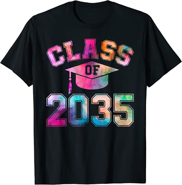 CLASS OF 2035 Kindergarten Grow With Me Student School Kids - Buy t ...