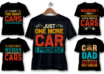 Car T-Shirt Design Bundle