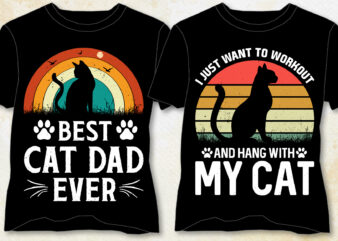 Cat T-Shirt Design-Cat Lover T-Shirt Design