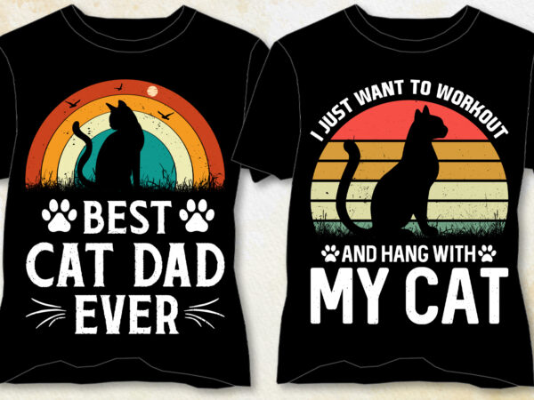 Cat t-shirt design-cat lover t-shirt design