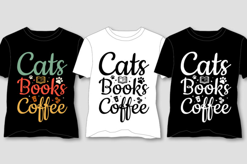 Cat T-Shirt Design Bundle-Cat Lover T-Shirt Design Bundle