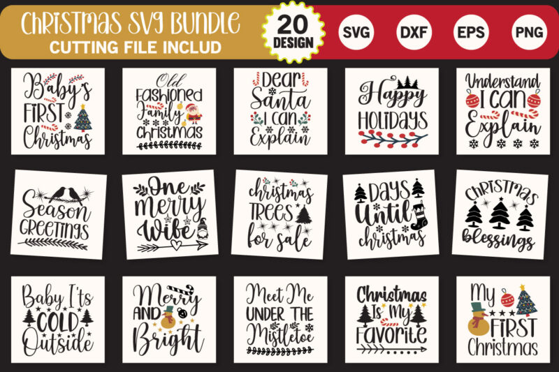 Christmas Svg Bundle