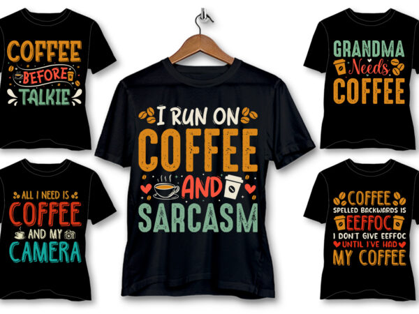 Coffee t-shirt design bundle Coffee t-shirt design bundle