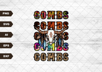 Combs Svg,Combs Sublimation ,Country Designs, Bull Skull Designs,Western Designs,Country Western ,Sublimation Designs Download