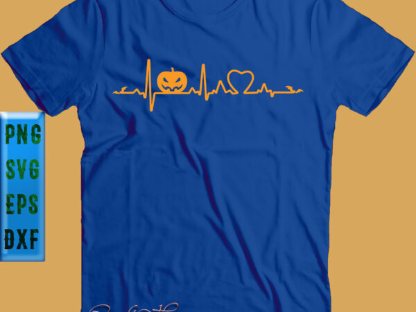 Heartbeat halloween svg, halloween svg, heartbeat svg graphic t shirt