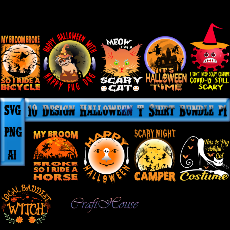Halloween SVG 10 Bundle t shirt design Part 1, Halloween SVG Bundle, Halloween t shirt design bundle, Halloween bundles, Halloween Bundle, Bundle Halloween, Bundles Halloween, Halloween t shirt design, Halloween