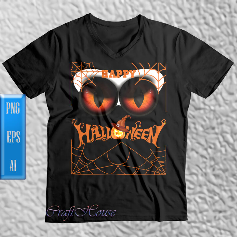 Horror and scary eyes in halloween night t shirt design, Halloween t shirt design, Halloween Night, Ghost, Halloween Png, Pumpkin, Witch, Witches, Spooky, Halloween Party, Spooky Season, Halloween vector, Trick