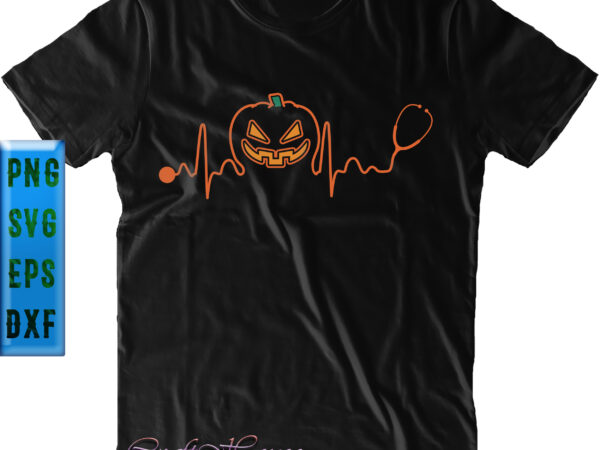 Heart beat halloween svg, i love halloween, heart beat pumpkin t shirt design, halloween svg, halloween night, pumpkin svg, witch svg, ghost svg, halloween vector, witches, spooky, halloween party, spooky