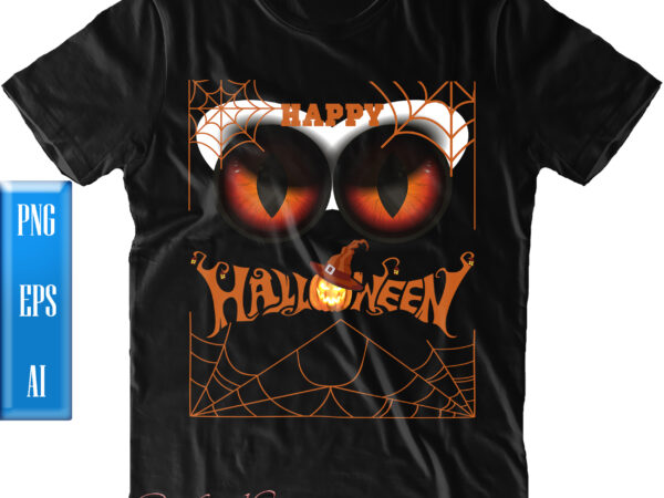Horror and scary eyes in halloween night t shirt design, halloween t shirt design, halloween night, ghost, halloween png, pumpkin, witch, witches, spooky, halloween party, spooky season, halloween vector, trick