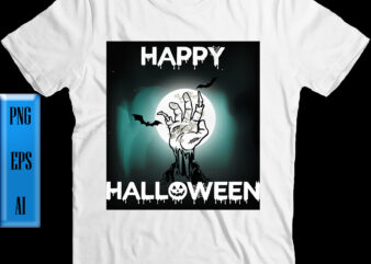 Spooky Hand on Halloween Night t shirt design, Spooky Hand, Halloween t shirt design, Halloween Night, Ghost, Halloween Png, Pumpkin, Witch, Witches, Spooky, Halloween Party, Spooky Season, Halloween vector, Trick
