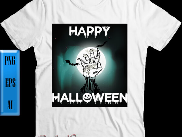 Spooky hand on halloween night t shirt design, spooky hand, halloween t shirt design, halloween night, ghost, halloween png, pumpkin, witch, witches, spooky, halloween party, spooky season, halloween vector, trick
