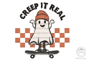 Creep It Real Sublimation t shirt vector file