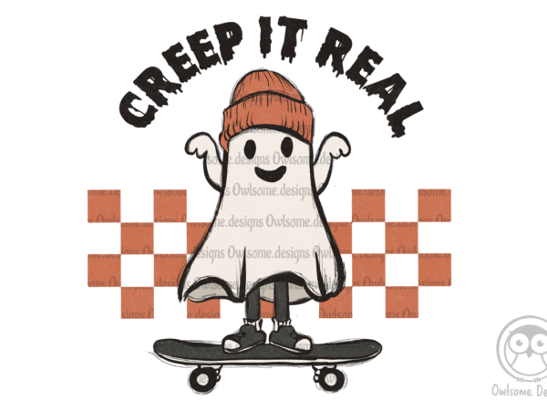Creep it real sublimation t shirt vector file
