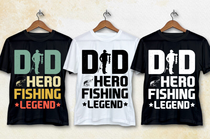 Fishing T-Shirt Design Bundle-Fishing Lover T-Shirt Design