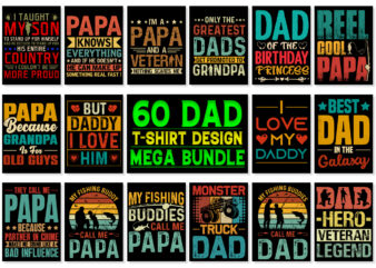 Dad Papa T-Shirt Design Bundle-Dad Papa Lover T-Shirt Design Bundle