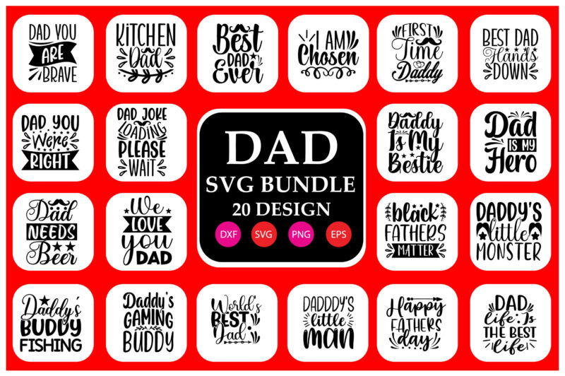 Dad SVG Bundle, Fathers Day Bundle Svg, Dad The Man The Myth The Legend, Dad Svg Cut Files.