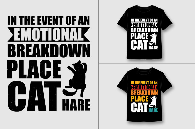 Cat T-Shirt Design Bundle-Cat Lover T-Shirt Design Bundle