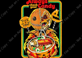 Always Check Your Candy Trick Or Treat Png, Funny Halloween Png, Halloween Png, Scary Night Cat Png, Scary Night Cat Halloween Png, Black Cat Png, Cat Halloween Png, Black Cat t shirt vector