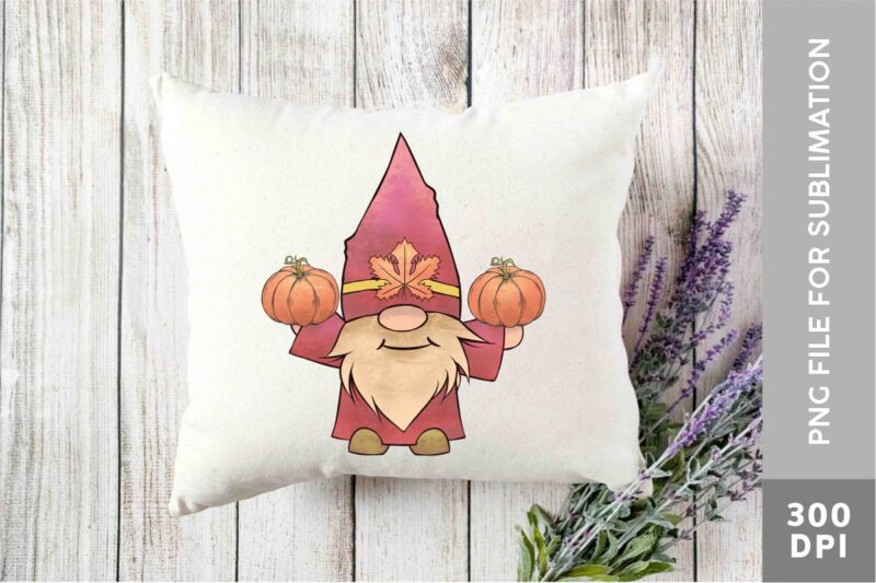 Fall Gnome PNG Sublimation, Fall Gnome Clipart, Fall Gnome for Tshirt Design, Cute Gnomes Designs Bundle