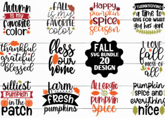 Fall SVG Bundle