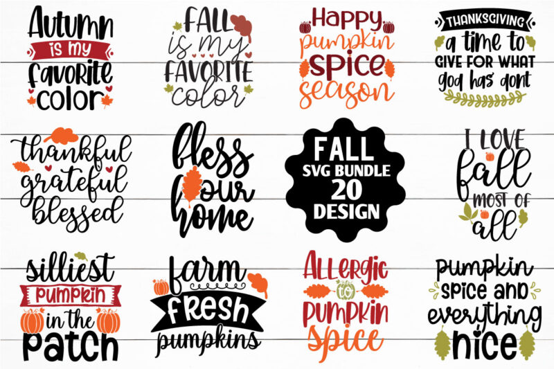 Fall SVG Bundle