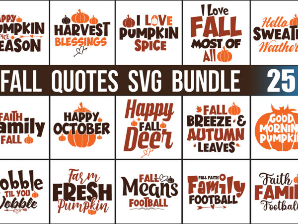 Fall svg bundle t shirt graphic design