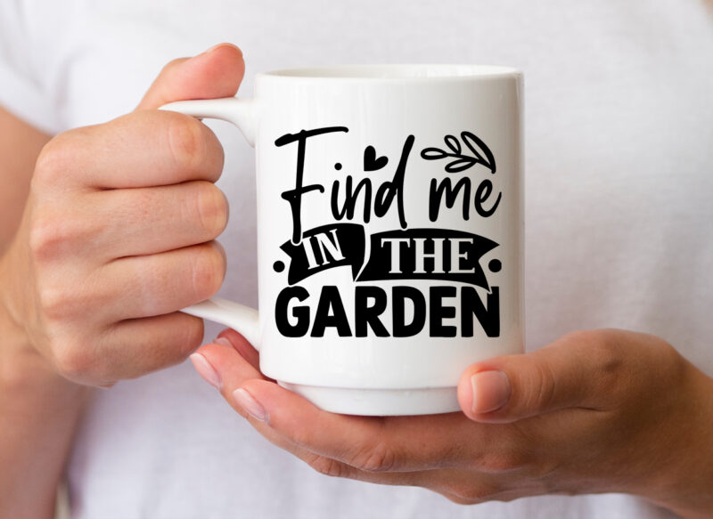 Find me in the garden SVG