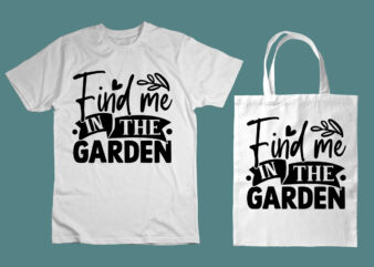 Find me in the garden SVG