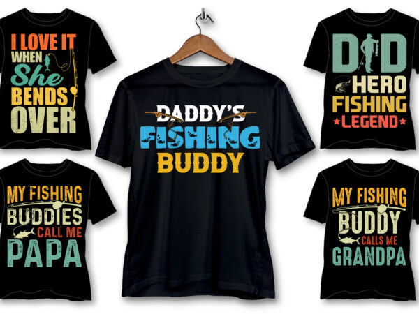Fishing t-shirt design bundle-fishing lover t-shirt design
