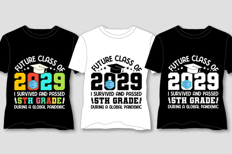 School Senior Class Of T-Shirt Design Bundle